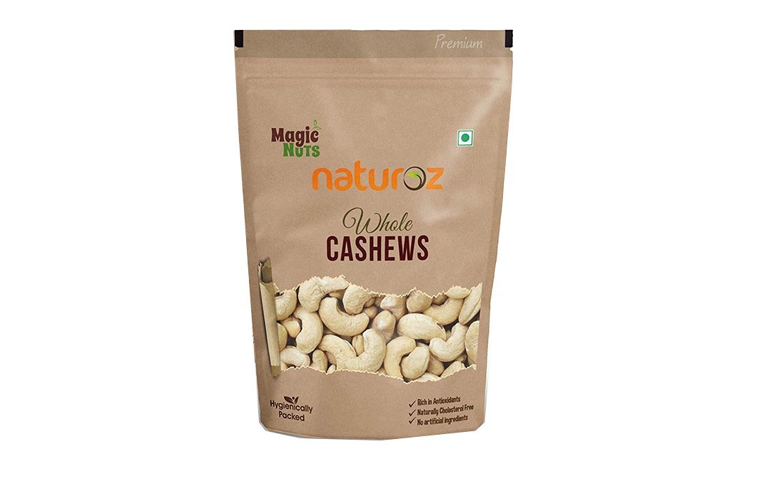 Magic Nuts Naturoz Whole Cashews    Pack  400 grams